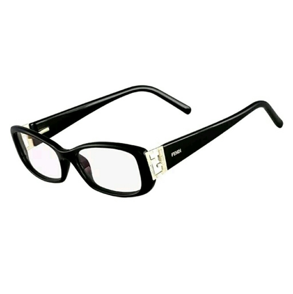 FENDI 💎 ZUCCA Black Baguette Swarovski frames new
